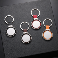 Porte-clés en métal NFC programmable avec URL, double face lisible, rotatif, pour contrôle d'accès