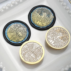 Tête de sceau en laiton 4 cm pour cire à cacheter, grande taille, pour décoration - Product Image 4