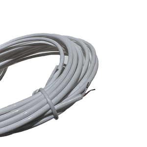 28AWG 2 コード電子ワイヤー 5 メートル/16.4 フィート白 FEP ジャケット PVC 絶縁工業機器内部接続ケーブル - Product Image 5
