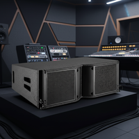 Vente flash, enceinte de sonorisation professionnelle de haute qualité T210 double 10 pouces, système de sonorisation extérieur à deux voies