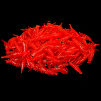 LANQUAN fait à la main en chine de haute qualité en plastique souple leurre lueur lumineux-pêche aux crevettes leurre