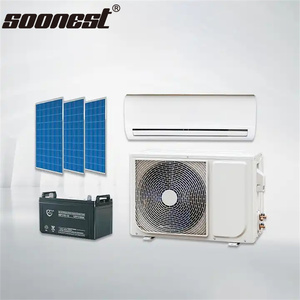 Aire Acondicionado Solar de 120V/230V para Invernadero, 12000 BTU, Aire Acondicionado de Techo con Calefacción Solar de 1HP - Product Image 1