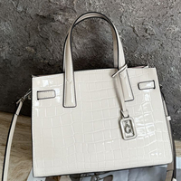 Sac à main femme tendance 2026 en similicuir croco, plusieurs couleurs, avec poignée supérieure – Fourre-tout