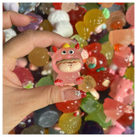 Grosir Campuran Figur 3D Lucky Mang Dai Mystery Surprise Blind Bag Figur Hewan Mainan Anak untuk Liontin Perhiasan Gantungan Kunci Trendi
