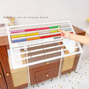 Tableau d'affichage professionnel personnalisable pour salon, fournitures pour ongles, acrylique magnétique, nouveau design, <span class=keywords><strong>nuancier</strong></span> de vernis à ongles - Product Image 2