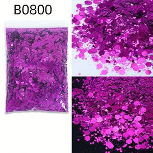 Paillettes de Noël en gros à couleurs changeantes, mélange fin à forte couvrance pour nail art de Noël, ornements en résine, bricolage et décoration de fêtes - Product Image 2