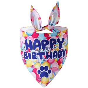 شخصية الكرتون الحيوان المطبوعة وشاح الكلب مثلث نمط لطيف البوليستر حيوان أليف وشاح للشتاء الربيع الصيف أعياد الميلاد - Product Image 5