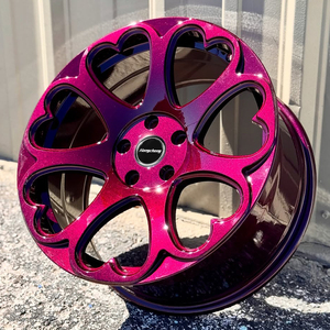 Ruota cuore personalizzata 18-24 pollici 5x120 5x114.3 5x127 5x5x130 Anti-anello per bmw Honda Hyundai jeep wrangler - Product Image 6