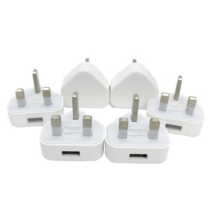 อะแดปเตอร์ชาร์จไฟแบบพกพาสำหรับติดผนัง 5 วัตต์ ช่องเสียบแบบ 3 ขาของอังกฤษ 5V 1A ชาร์จเร็วสำหรับแล็ปท็อป วัสดุ GaN ป้องกันไฟเกินและโอเวอร์เทมเพอเรเจอร์ - Product Image 6