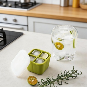 Cajas de Almacenamiento de Silicona Personalizadas de 80 ml y 180 ml, Contenedores Individuales para Comida de Bebé, Divisor de Fruta de la Pasión, Mini Bandeja para Cubitos de Hielo - Product Image 2