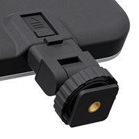 Luz de Videoconferencia Recargable de 2200mAh con Clip, CRI>97, Temperatura de Color Tricolor (2500-6500K), Resistente al Agua y a los Golpes