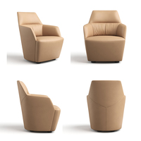 Fauteuil de salon élégant et confortable - Durable, facile à nettoyer, structure métallique, utilisation commerciale, couleurs personnalisables