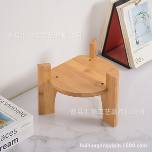 Wooden vase rack for balconies, plant <b>pot</b> base, flower <b>pot</b> <b>stand</b>, craft vase storage rack, display rack - Product Image 5