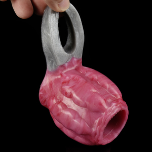YOCY Fantasy Penis Enlargement Knot Toy Silicone Soft Cock Ring <strong>Delay</strong> Ejaculation Sex Toy For Men With Anti-off Ring - Product Image 3