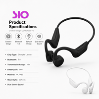Casque sans fil à tour de cou 5.2, contrôle tactile, étanche, stéréo, musique, appels, longue autonomie, écouteurs de sport