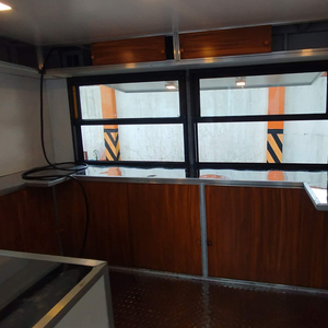 Remolque de Comida Comercial en Venta |   Camión de Café y Helados Móvil con Equipamiento de Cocina Completo, Camioneta de Comida Rápida para Exteriores - Product Image 5