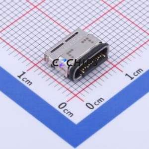 TYPE-C-31-E-04 USB Connector SMD Connector ( Connector Type: Type-C )( Gender: Female )( Mounting Type: Horizontal Mount ) - Product Image 1