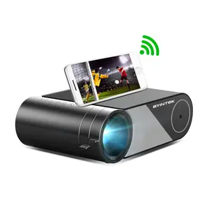 BYINTEK K9 LED Video ev sineması 1080P projektör 3D sinema Multiscreen 4K projektör LCD sunum ekipmanları için destek wifi