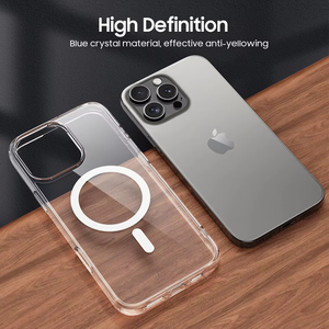 Coque transparente haute qualité pour iPhone 17 Pro, antichoc, en TPU souple et PC rigide, pour iPhone 17 Pro Max - Product Image 1