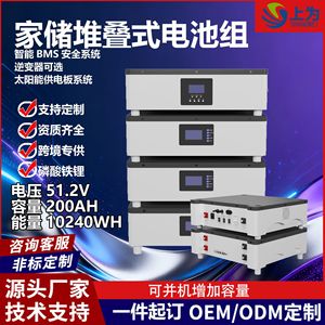 Batterie LiFePO4 51,2V 200Ah 10KWh empilable, stockage d'énergie domestique hors réseau tout-en-un - Product Image 4