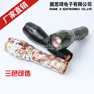 Linterna LED de camuflaje DaskFire T6 L2 con zoom telescópico, linterna recargable 18650 - Product Image 4