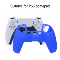 Housse de protection pour manette PlayStation 5, prix d'usine, poignées en Silicone avec coque à points pour accessoires de boîtier PS5