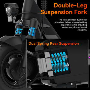 2272 Certified Pneumatic Tire Dual Suspension 25 Miles Range Scooter Adts Foldable E With App <b>Lock</b> KS-N14KSE Brushless D - Product Image 6