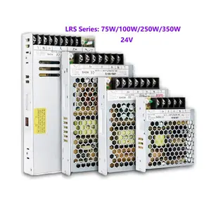 Цифровой импульсный источник питания VDC 24V 70W 100W 250W 350W Трансформатор переменного тока 100-240V адаптер источника SMPS для светодиодных лент CCTV