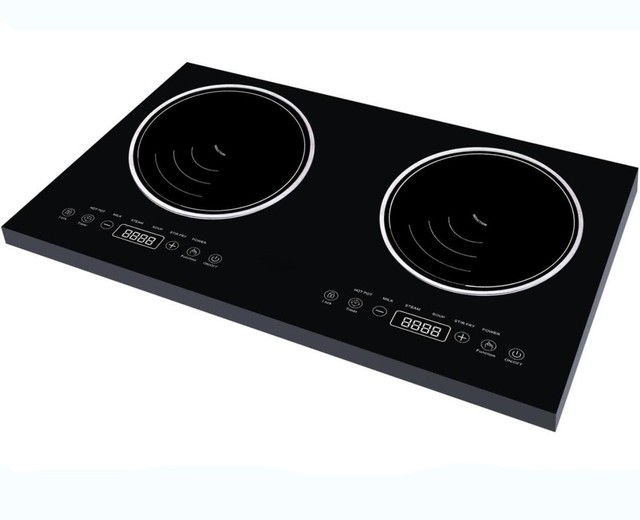 Smart Two Hobs Induction Cooker Intelligent Dual Induction Cooktop Digital Electric Stove Cooker for Promotion