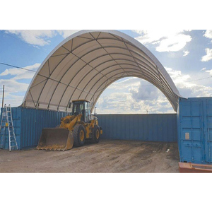Tente de stockage industrielle en PVC ignifuge pour l'extérieur, pour la protection des machines - Product Image 3