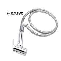 Ensemble de douche hygiénique EURO CLIMA avec écrou en plastique et tuyau flexible en PVC