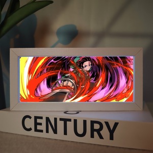 Cadres lumineux personnalisés par le fabricant, éclairage, charge, RGB, cristal, lampes magnifiques avec lampes, cadre en MDF, <span class=keywords><strong>anime</strong></span>, cadre LED, vue <span class=keywords><strong>anime</strong></span> - Product Image 2
