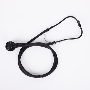 Estetoscopio multifuncional negro <span class=keywords><strong>completo</strong></span>, estetoscopio de doble tubo negro, estetoscopio de doble cara Chapado en negro - Product Image 1