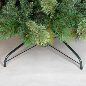 Gran oferta, árboles de Navidad verdes flocados, árbol de Navidad de aguja dura de Pvc verde de lujo de 7 pies, tamaño personalizado, árbol de Navidad de Color - Product Image 6