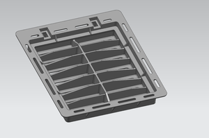 중국 공장에서 직접 금속 격자가 있는 하이 퀄리티 연성 철 주조 맨홀 커버-프리미엄 주조 서비스 - Product Image 2