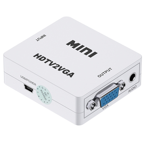 Convertidor de Video <span class=keywords><strong>Mini</strong></span> HDTV a AV de Alta Calidad, <span class=keywords><strong>Adaptador</strong></span> HDTV2AV HDTV a <span class=keywords><strong>RCA</strong></span> AV para Televisores Antiguos - Product Image 5
