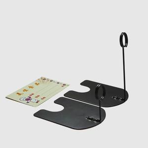 Tafel Roestvrijstalen Prijs Ticket Label Kaarthouder Staat Voor Food Promotie Display Metalen Bakkerij Label Houder - Product Image 3