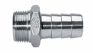 Nhà Máy Bán Buôn Ống Thép Không Gỉ Barrel Nam Chủ Đề NPT BSPT Hose Núm Vú - Product Image 2