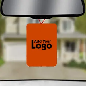 Drucken Logo Duft Lufter frischer Design Auto Hänge papier Verschiedene Gerüche Benutzer definierte Lufter frischer