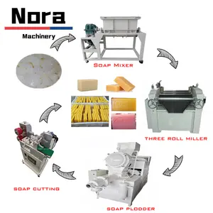 Factory Price Toilet Soap Making Machine Low price Soap Molding Cutting Machine/soap production equipment for sale