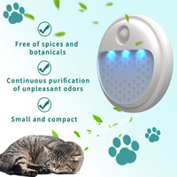 Désodorisant intelligent pour litière pour animaux de compagnie, détecteur de mouvement infrarouge, éliminateur d'odeurs à l'ozone, purificateur d'air sans parfum pour litière pour chat
