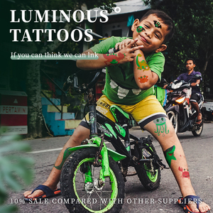 Tatuaggi per Bambini, Adesivi Impermeabili Luminosi che si Illuminano al Buio, Tatuaggi Temporanei Personalizzati - Product Image 4