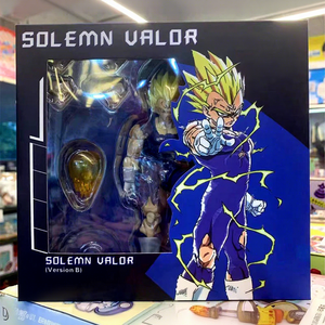 Figura de PVC de Anime a Escala 1:12 de <span class=keywords><strong>Vegeta</strong></span> <span class=keywords><strong>Majin</strong></span> Super Saiyan SSJ con Daños de Batalla, Black Hole TK Z SHF, 15 cm - Product Image 2