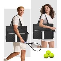 Sac de raquette professionnel, fabrication sur mesure, élégant, de haute qualité, imperméable, multifonctionnel, grande capacité, sac de tennis