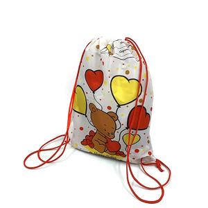 <span class=keywords><strong>Prezzo</strong></span> di fabbrica Logo personalizzato stampato in poliestere 210D zaino con coulisse sport Shopping articolo promozionale con String bag - Product Image 5