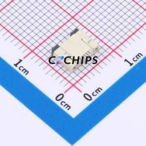 XW0520012-050R-001 FFC/FPC Connector SMD,P=0.5mm,Horizontal Mount Connector Flip Cover Type Bottom Contact 5P 0.5mm - Product Image 2