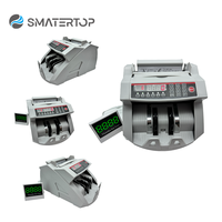 Compteur de factures USD/EUR/IQD/TRY 2108 écran LCD UV/MG multi-devises Machine de comptage détecteur de trésorerie compteur d'argent compteur de factures