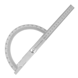 <span class=keywords><strong>Rapporteur</strong></span> de 15cm en acier inoxydable, tête ronde, accessoire industriel rotatif, haute précision, 0 à 180 degrés - Product Image 2