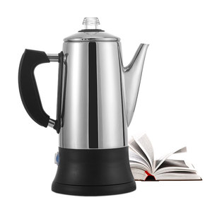 Vente en gros de petits pots arabes 2021 portables <span class=keywords><strong>avec</strong></span> bec verseur à col de cygne noir pour bouilloire à café - Product Image 1