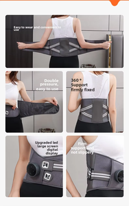 Cinturón Masajeador Eléctrico Portátil para la Cintura, <span class=keywords><strong>Almohadilla</strong></span> Térmica Recargable para Alivio del Dolor <span class=keywords><strong>Lumbar</strong></span> - Product Image 6